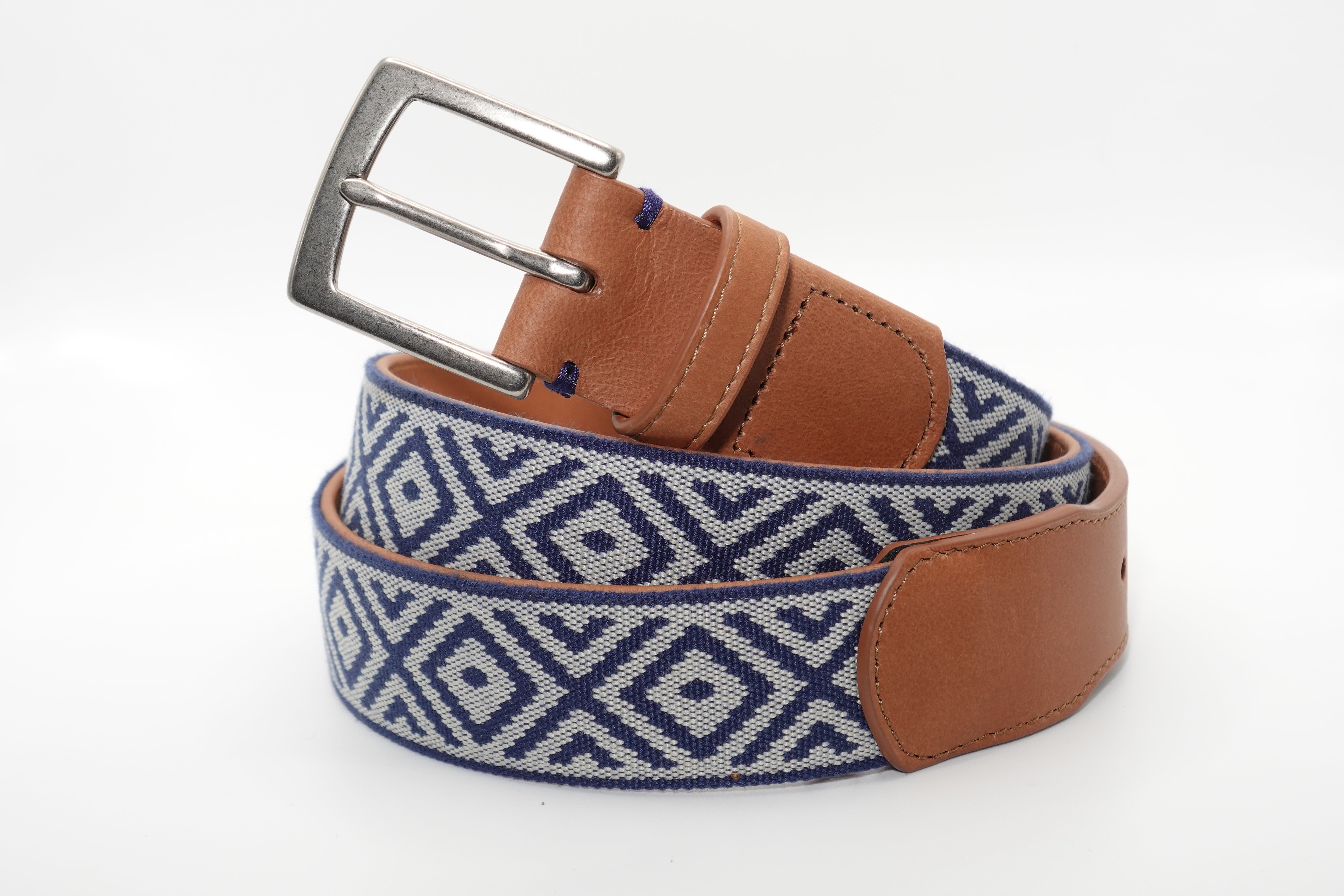 Southampton Woven Youth Belt - Navy