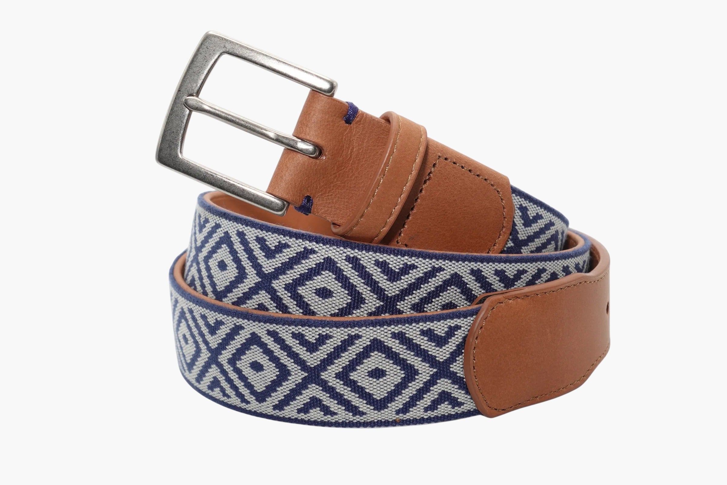 Southampton Woven Youth Belt - Navy