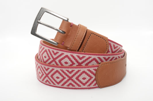 Southampton Woven Belt - Harbor Red