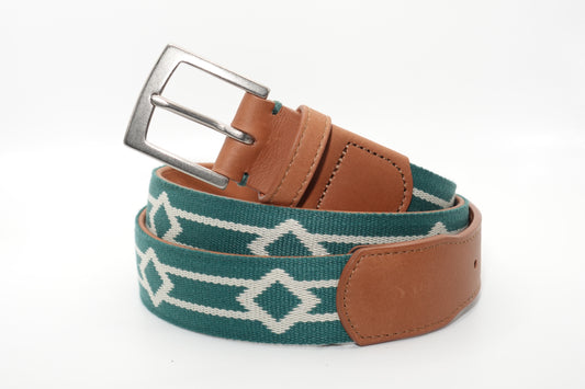 Montecito Woven Belt - Hunt Green