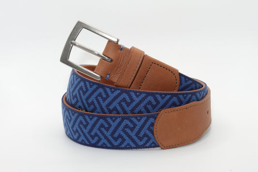 Charleston Woven Belt - Navy/Admiral Blue