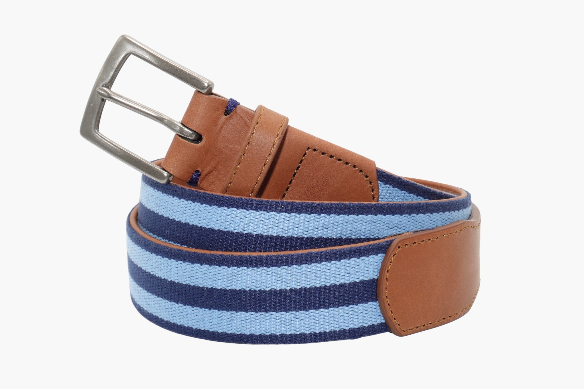 Big Sky Woven Belt - Cottage Blue/Navy