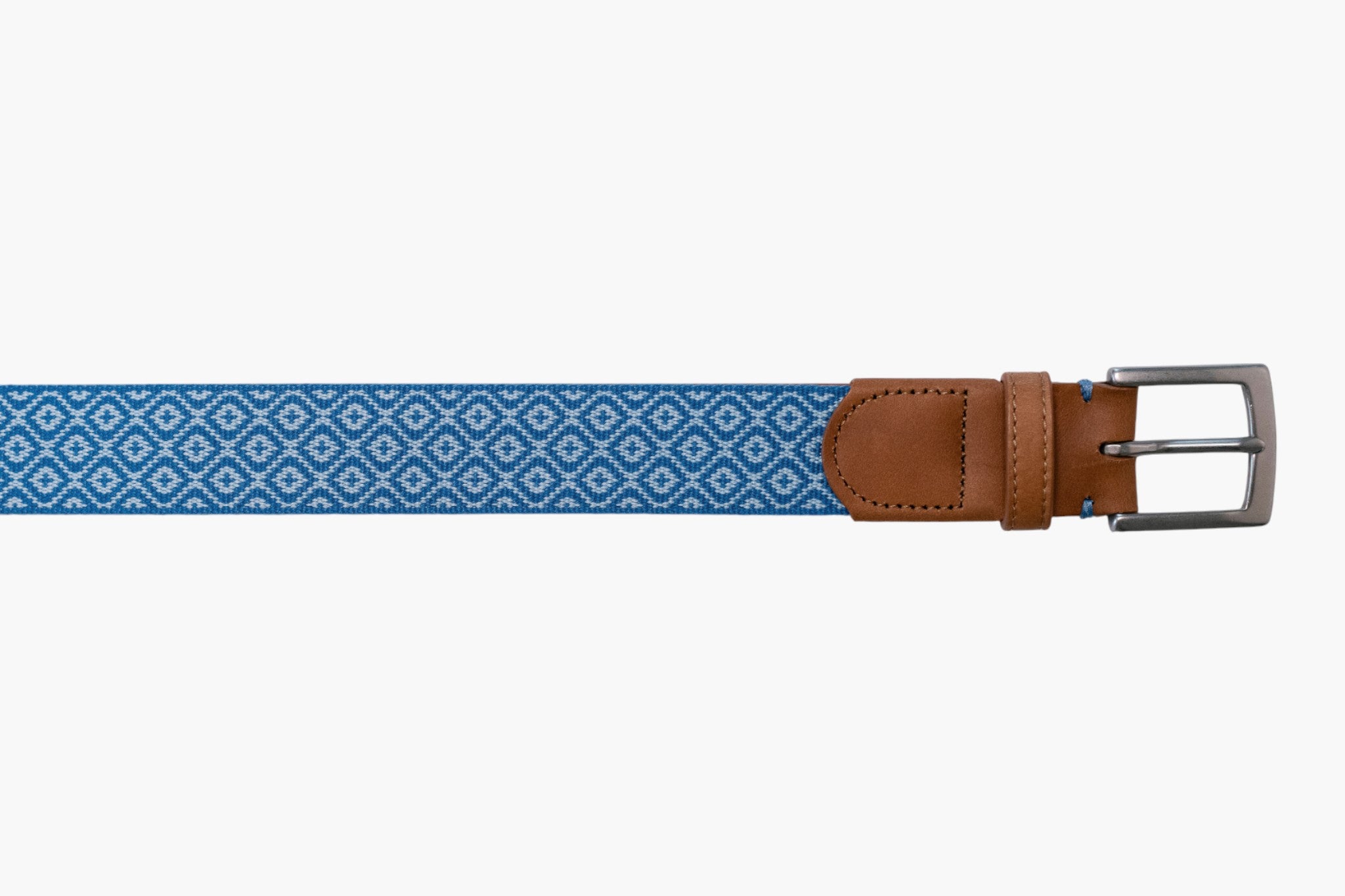 Carmel-by-the-Sea Woven Belt - Sky Blue/Admiral Blue