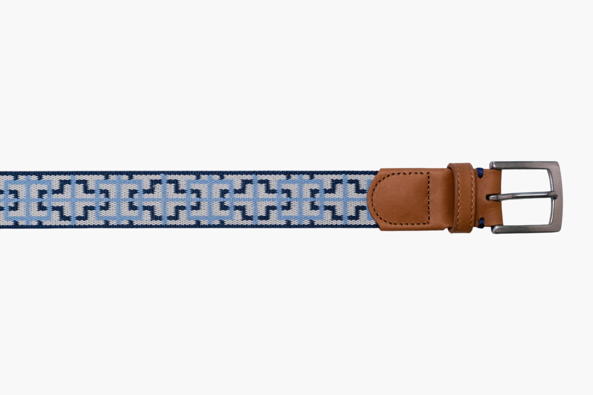 Hanalei Woven Youth Belt - Stone/Navy/Arctic Blue