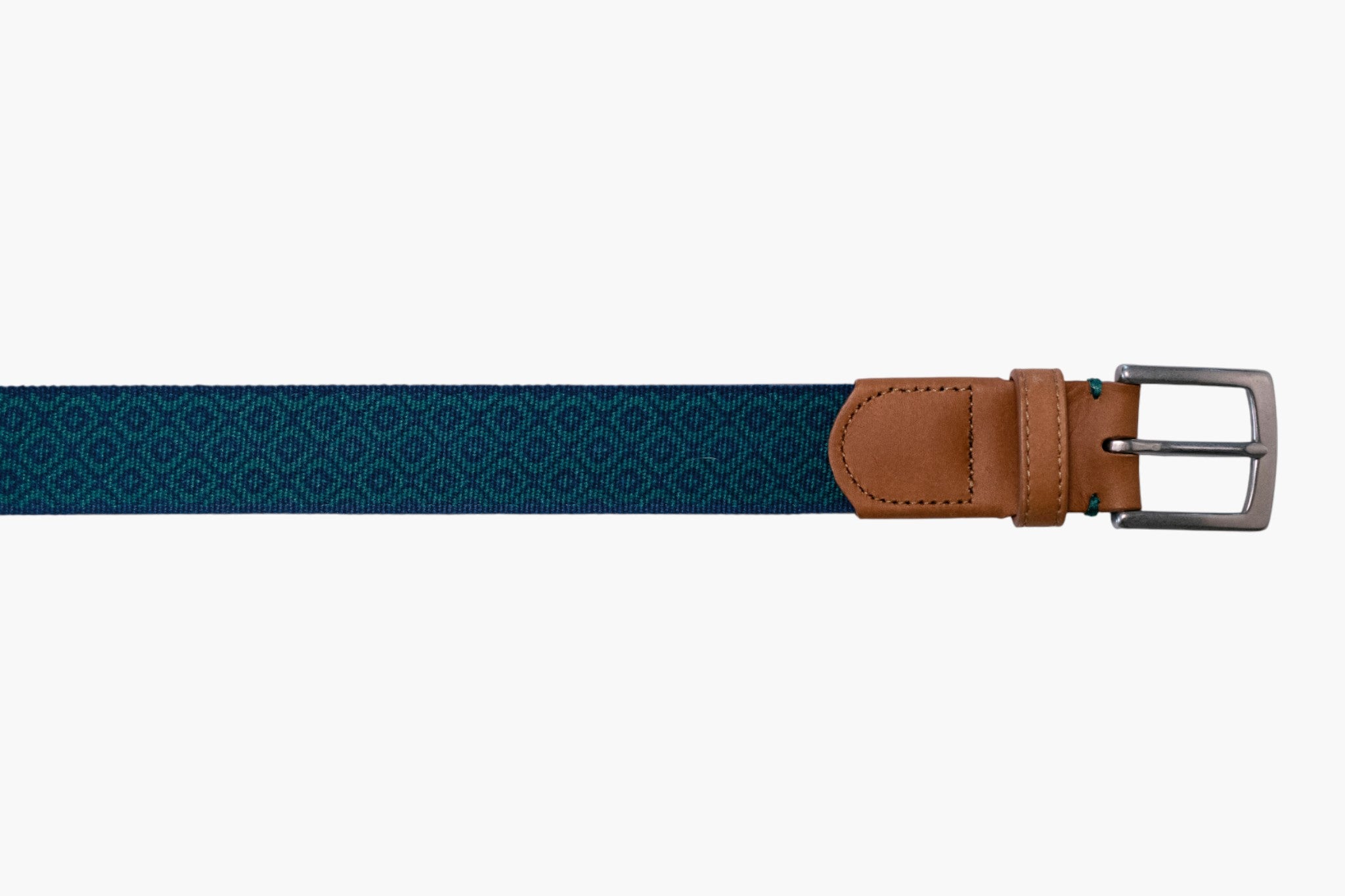 Carmel-by-the-Sea Woven Belt - Navy/Hunt Green