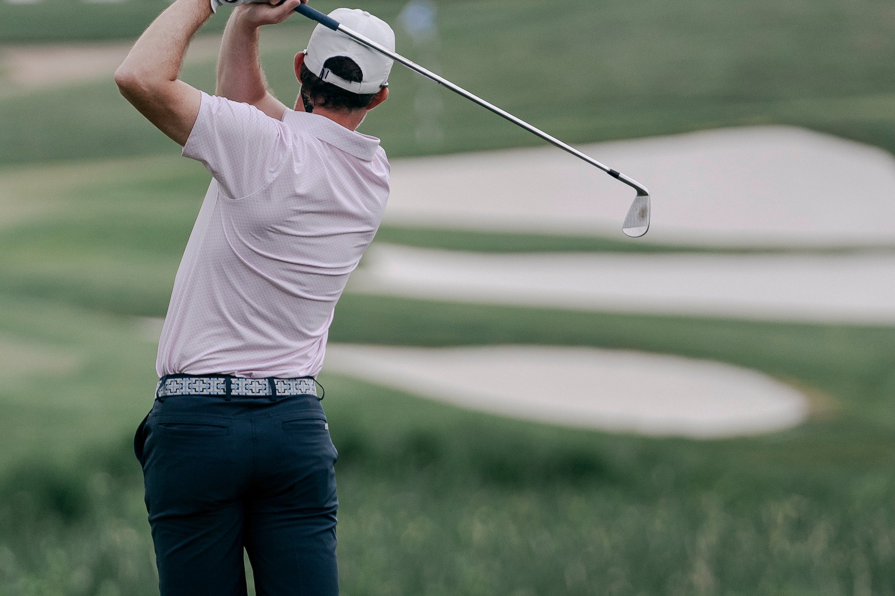 Hanalei Woven Belt - Stone/Navy/Arctic Blue