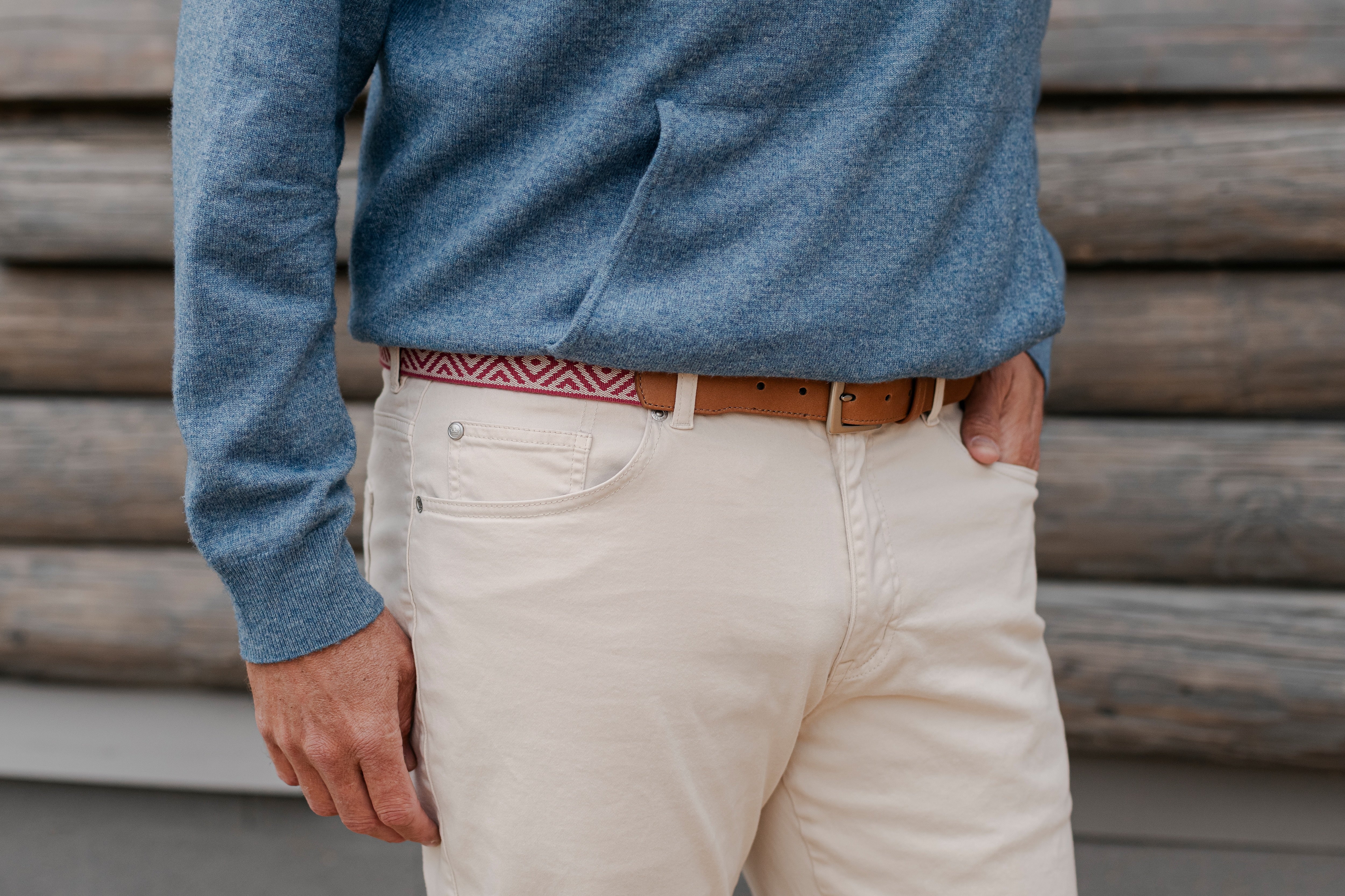 Southampton Woven Belt - Harbor Red