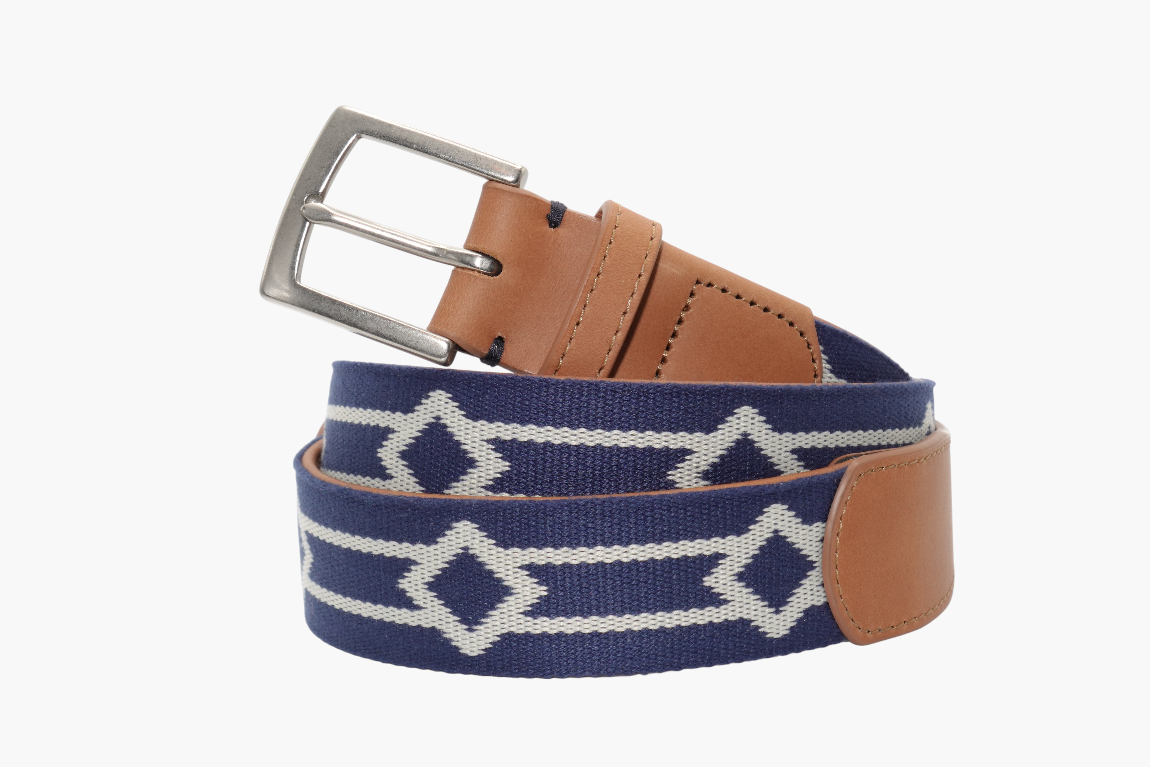 Montecito Woven Belt - Navy