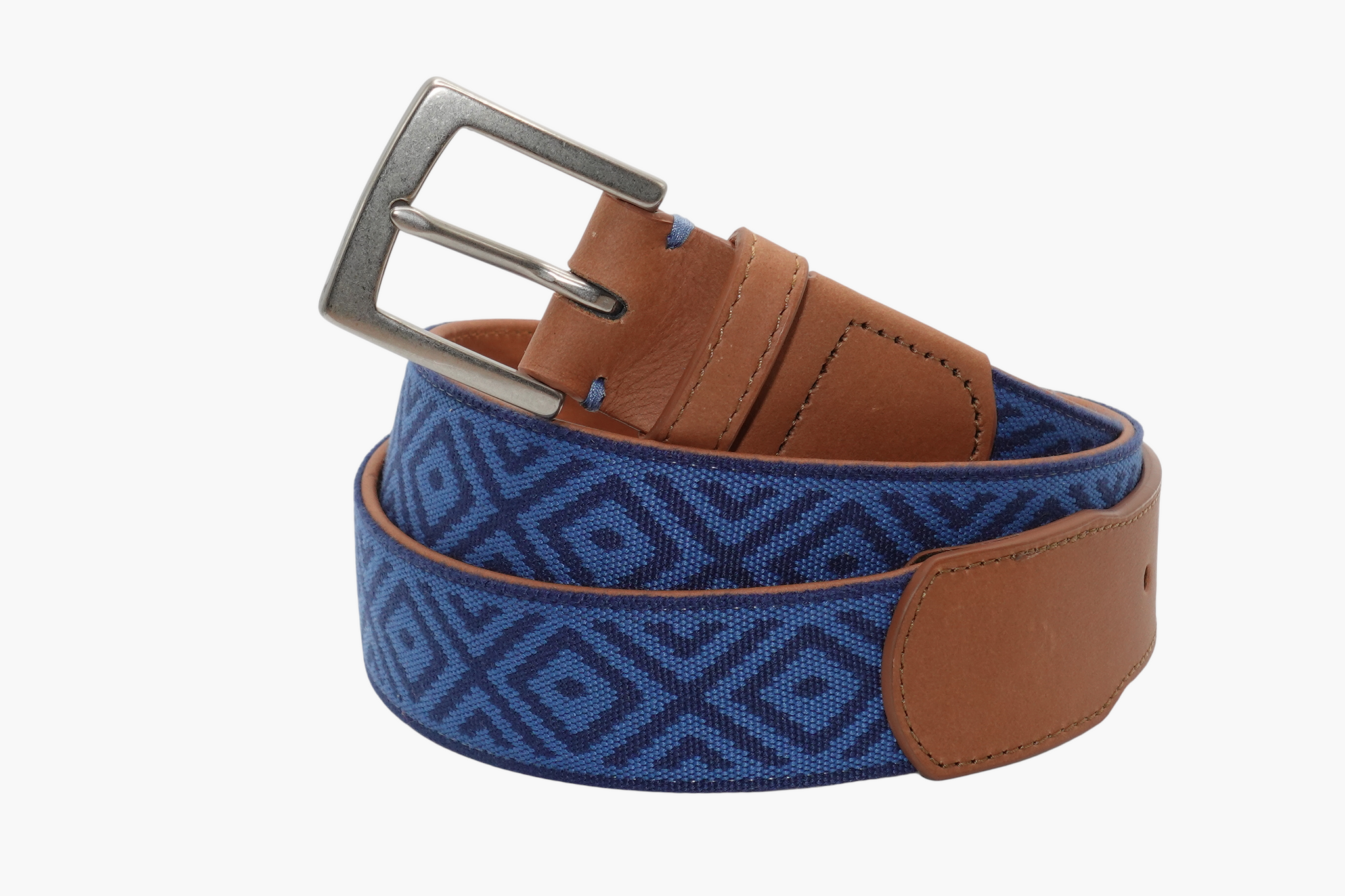 美品　＜ATELIER AMBOISE ＞TURN LOCK BELT NAVY AMBOISE（アンボワーズ） ベルト 「一部別注」「ATELIER AMBOISE for