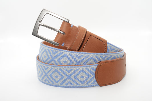 Southampton Woven Belt - Arctic Blue
