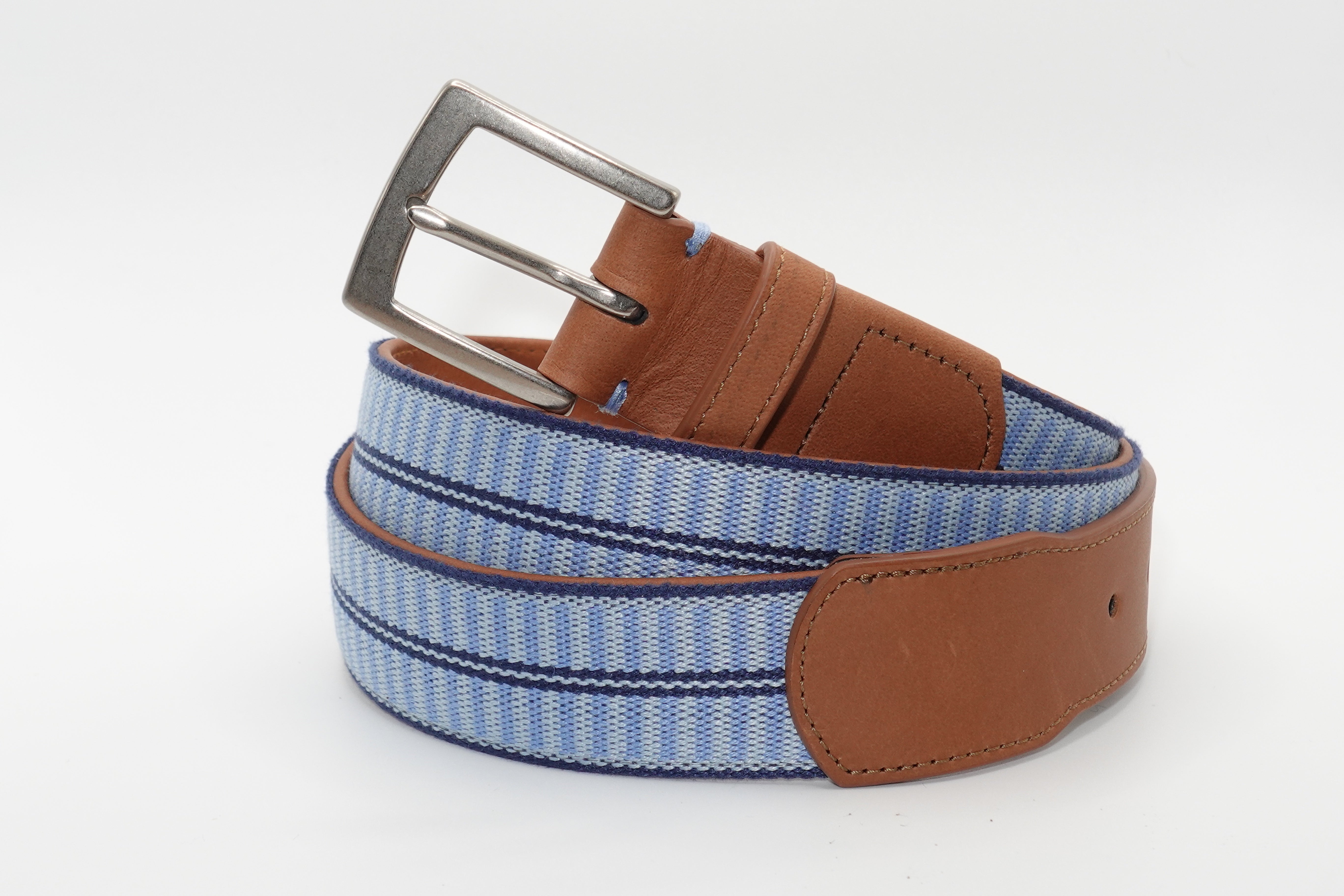 Newport Woven Belt - Sky Blue/Arctic Blue/Navy
