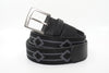 Montecito Woven Belt - Black/Charcoal