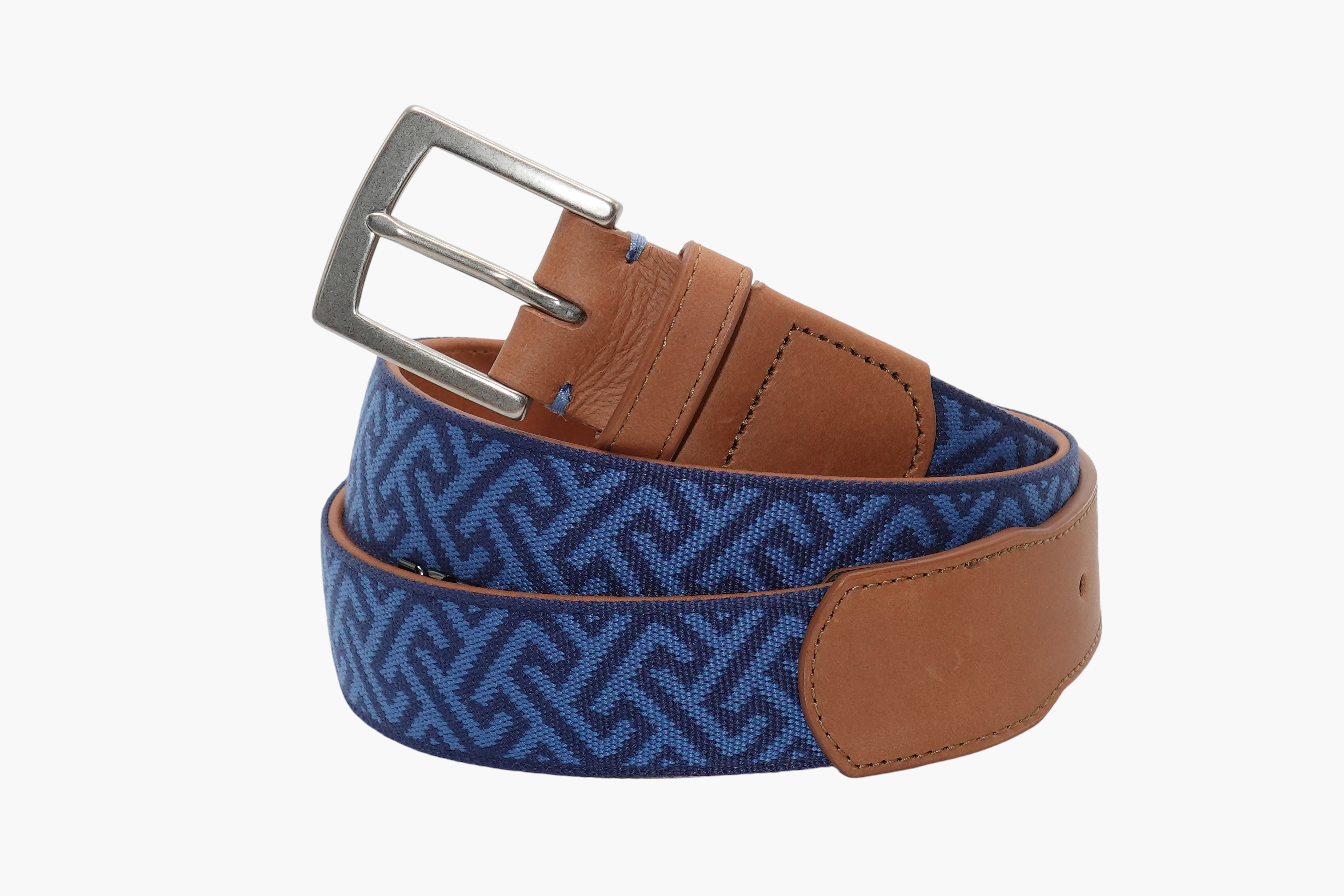 Charleston Woven Belt - Navy/Admiral Blue