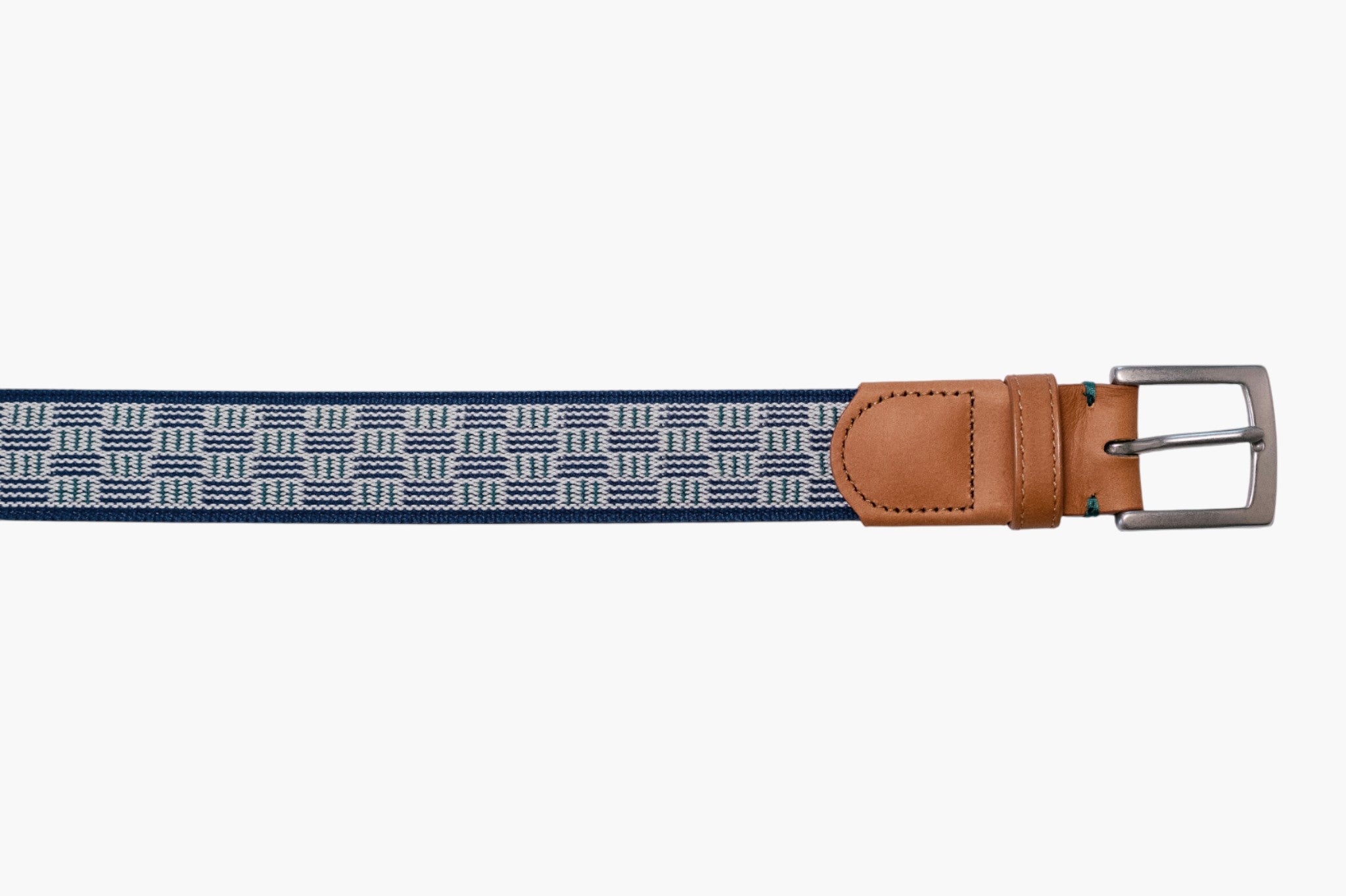 Jackson Hole Woven Belt - Stone/Hunt Green/Navy