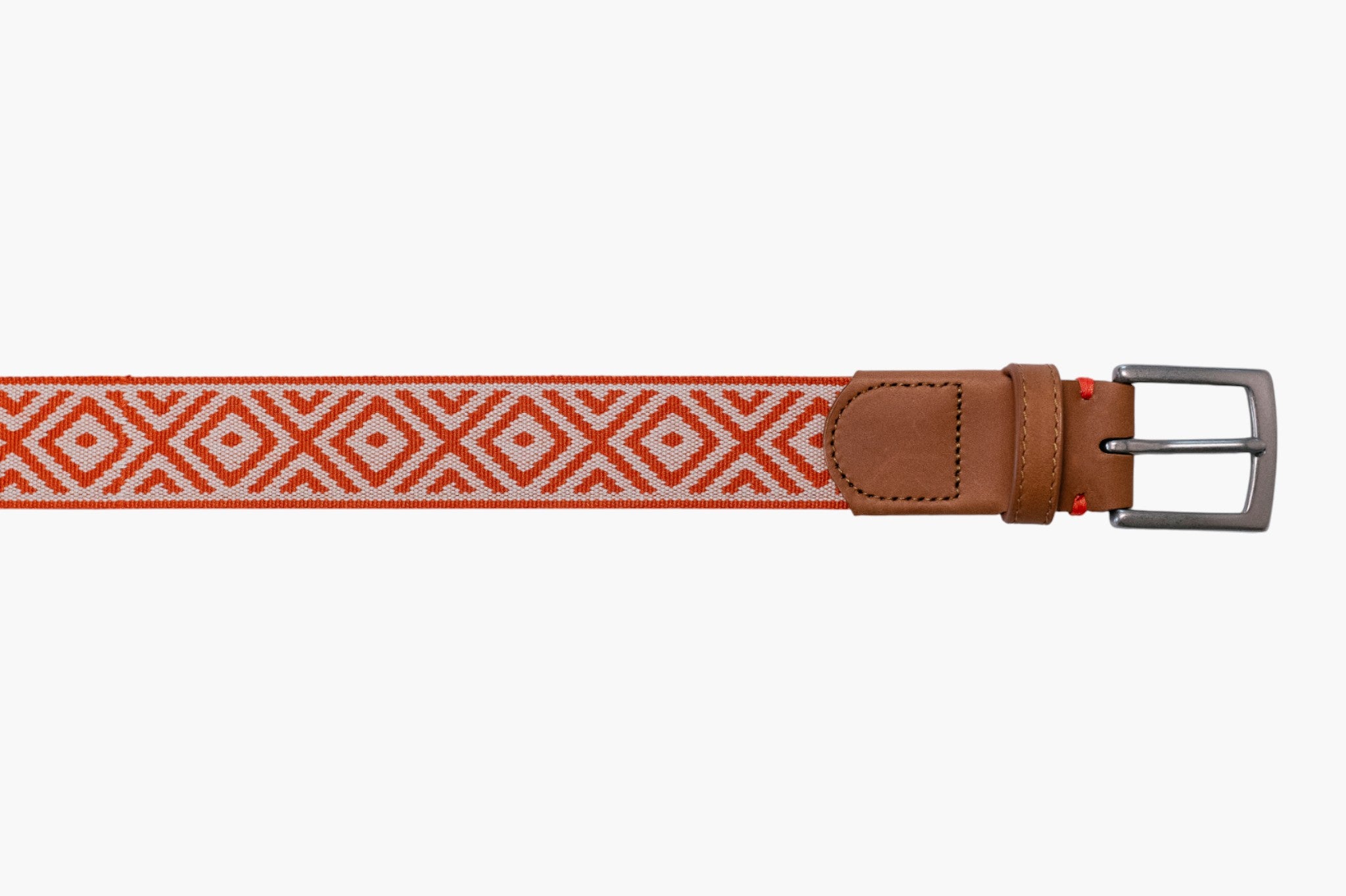 Southampton Woven Belt - Burnt Orange