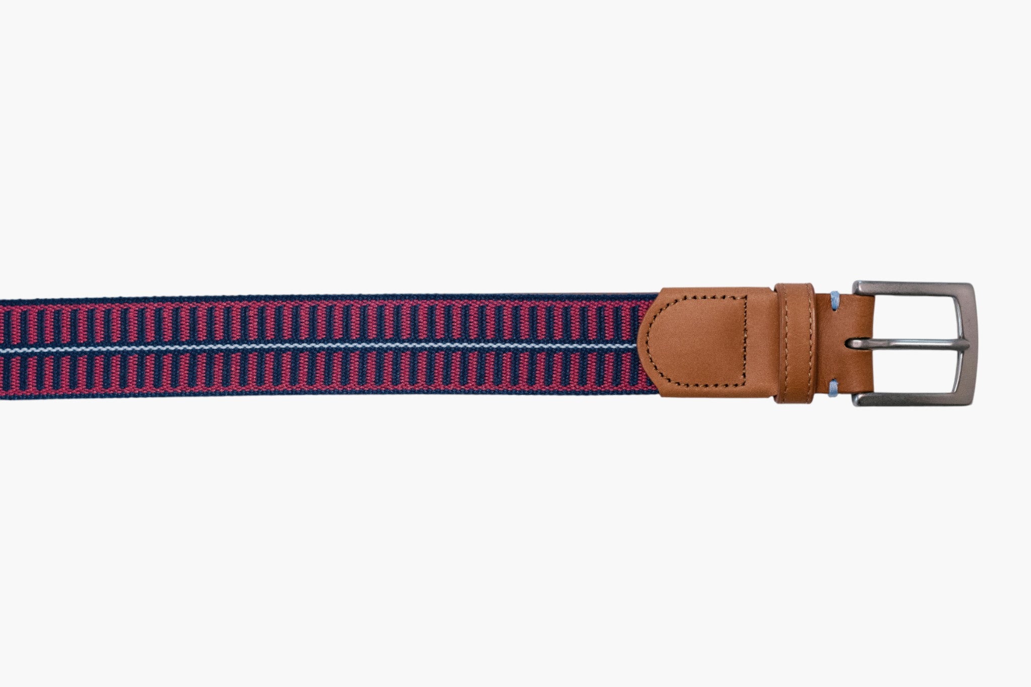 Newport Woven Belt - Harbor Red/Navy/Sky Blue