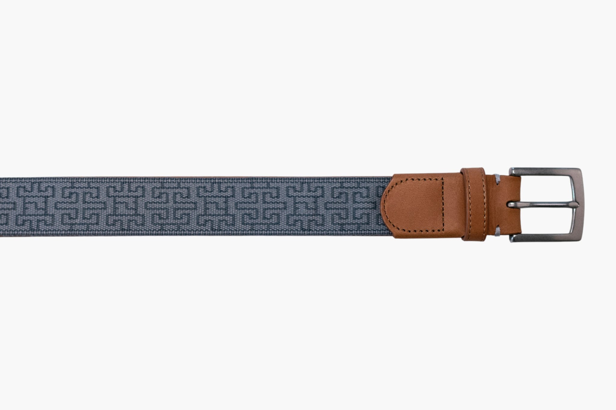 Telluride Woven Belt - Pewter/Charcoal