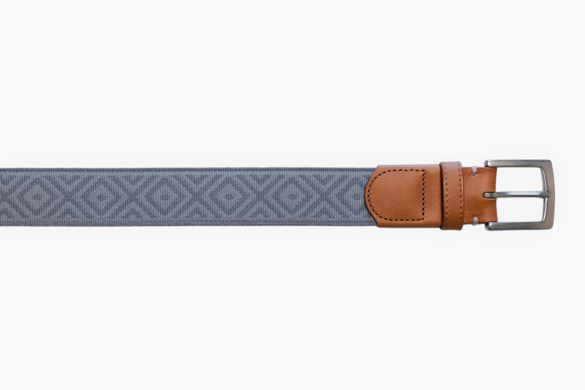 Southampton Woven Belt - Grey/Pewter