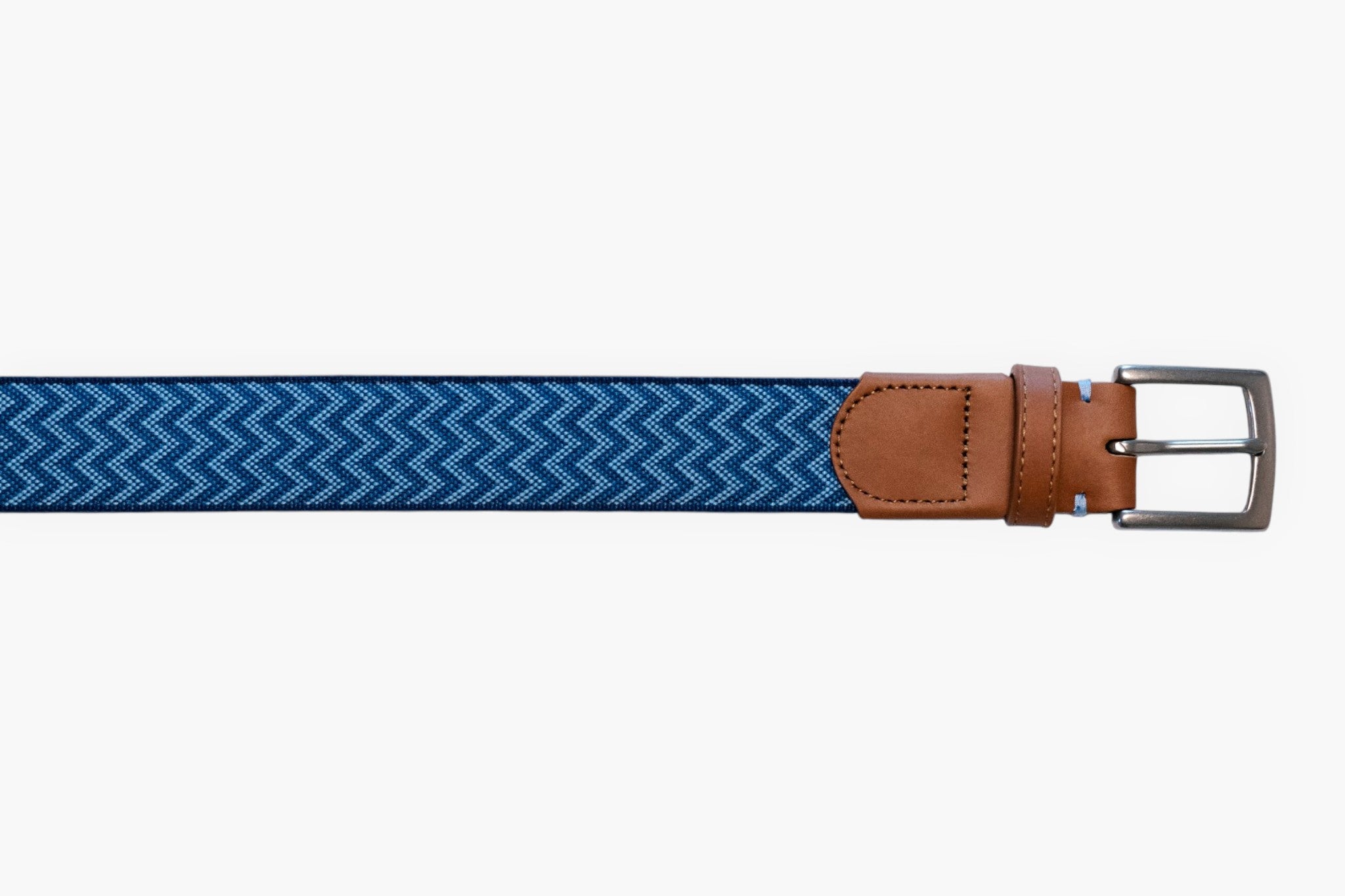 Malibu Woven Belt - Cottage Blue/Navy