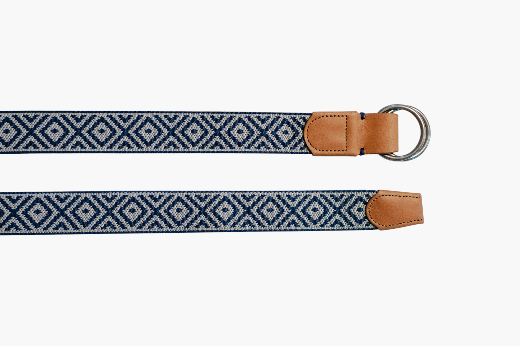 Southampton O-Ring Woven Belt - Navy