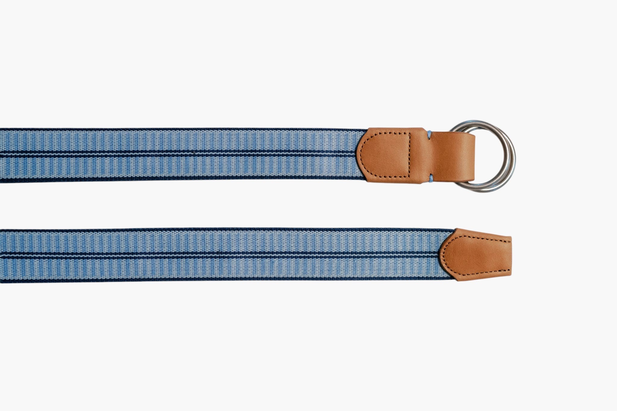 Newport O-Ring Woven Belt - Sky Blue/Admiral Blue/Navy