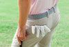 Palm Beach Woven Belt - Stone/Navy