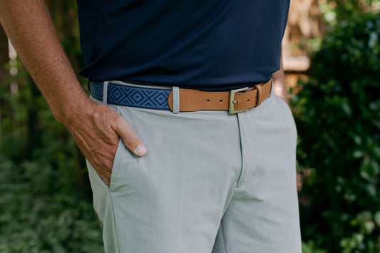 Southampton Woven Belt - Navy/Admiral Blue