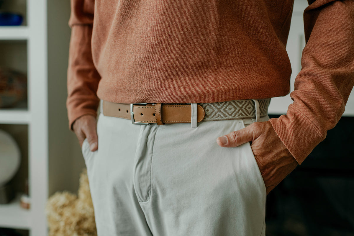 Southampton Woven Belt - British Khaki