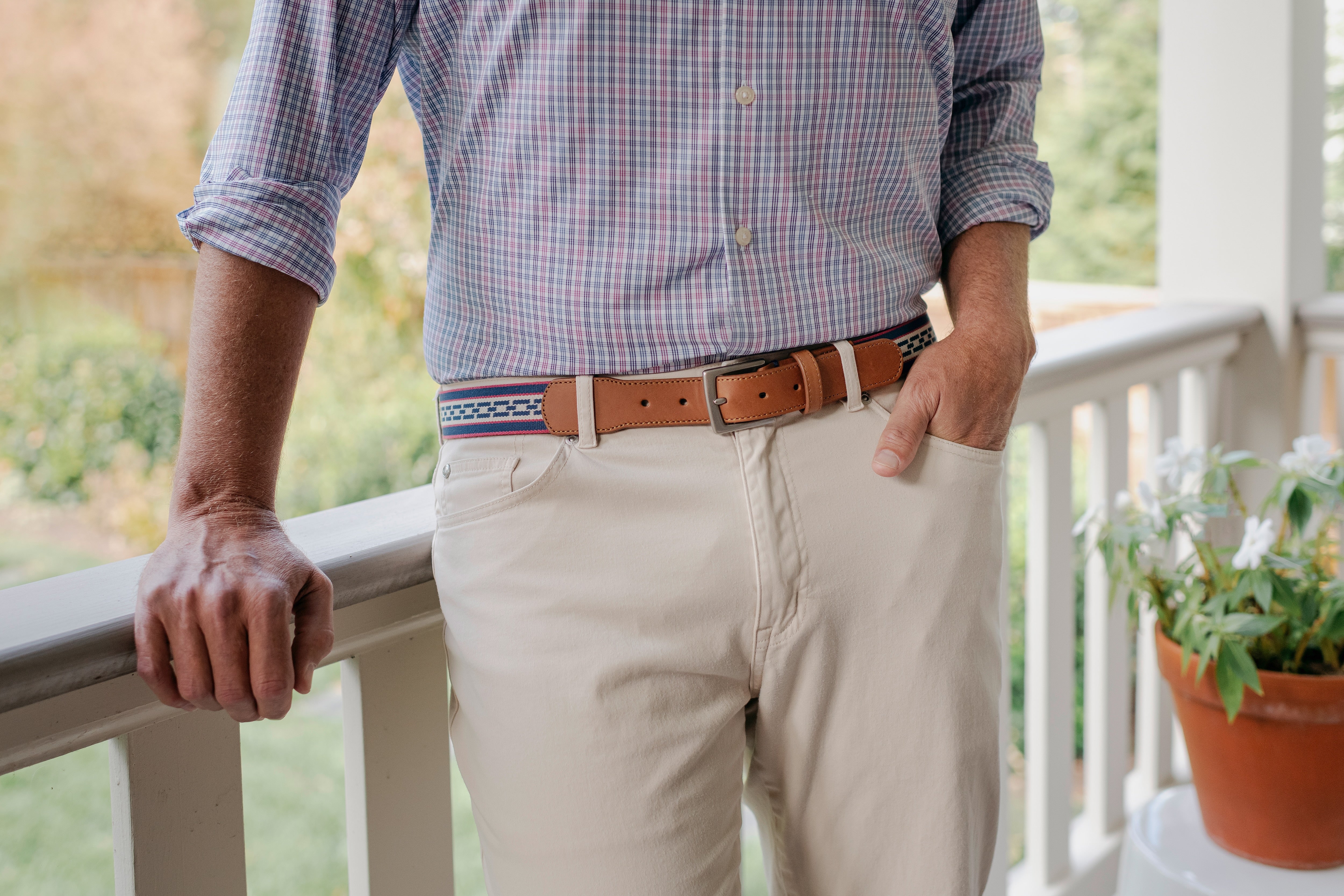 Sedona - Navy/Stone/Harbor Red