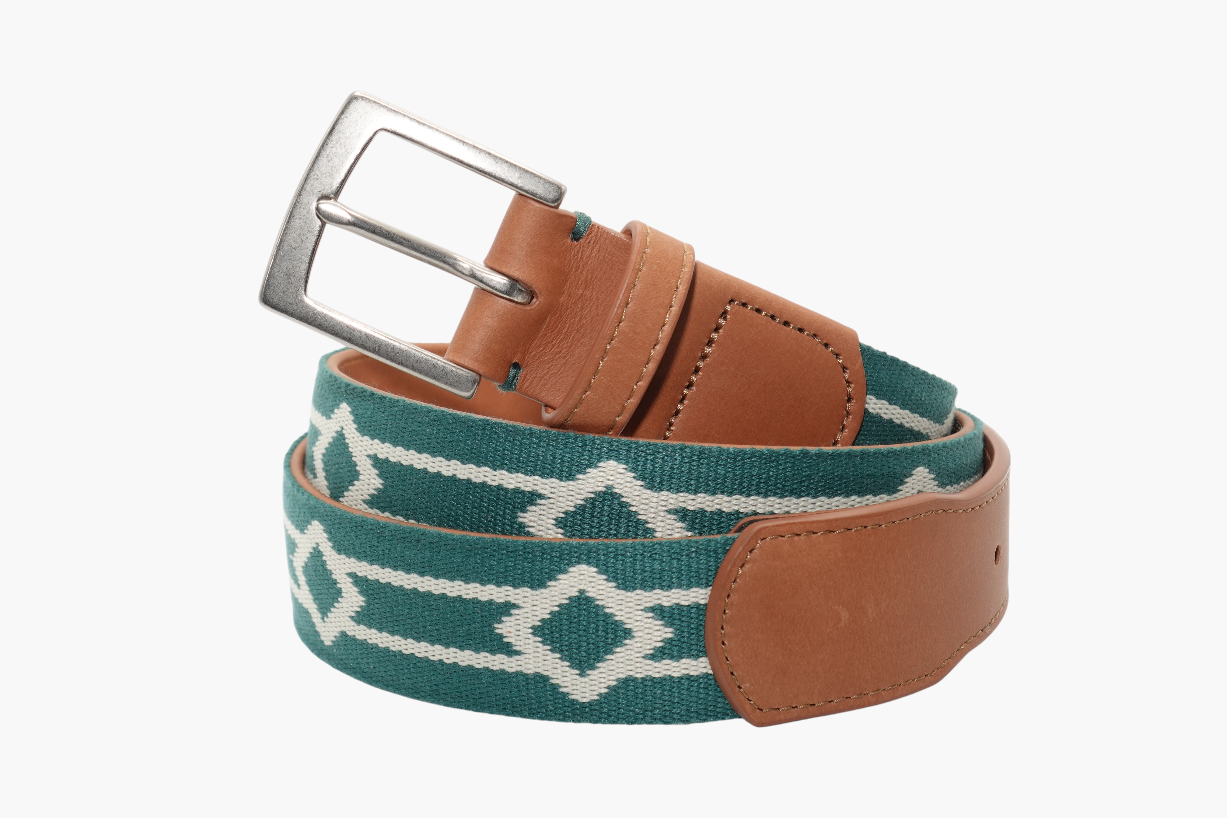 Montecito Woven Belt - Hunt Green