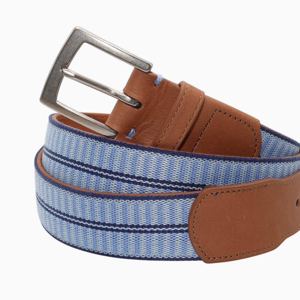 Newport Woven Belt - Sky Blue/Arctic Blue/Navy
