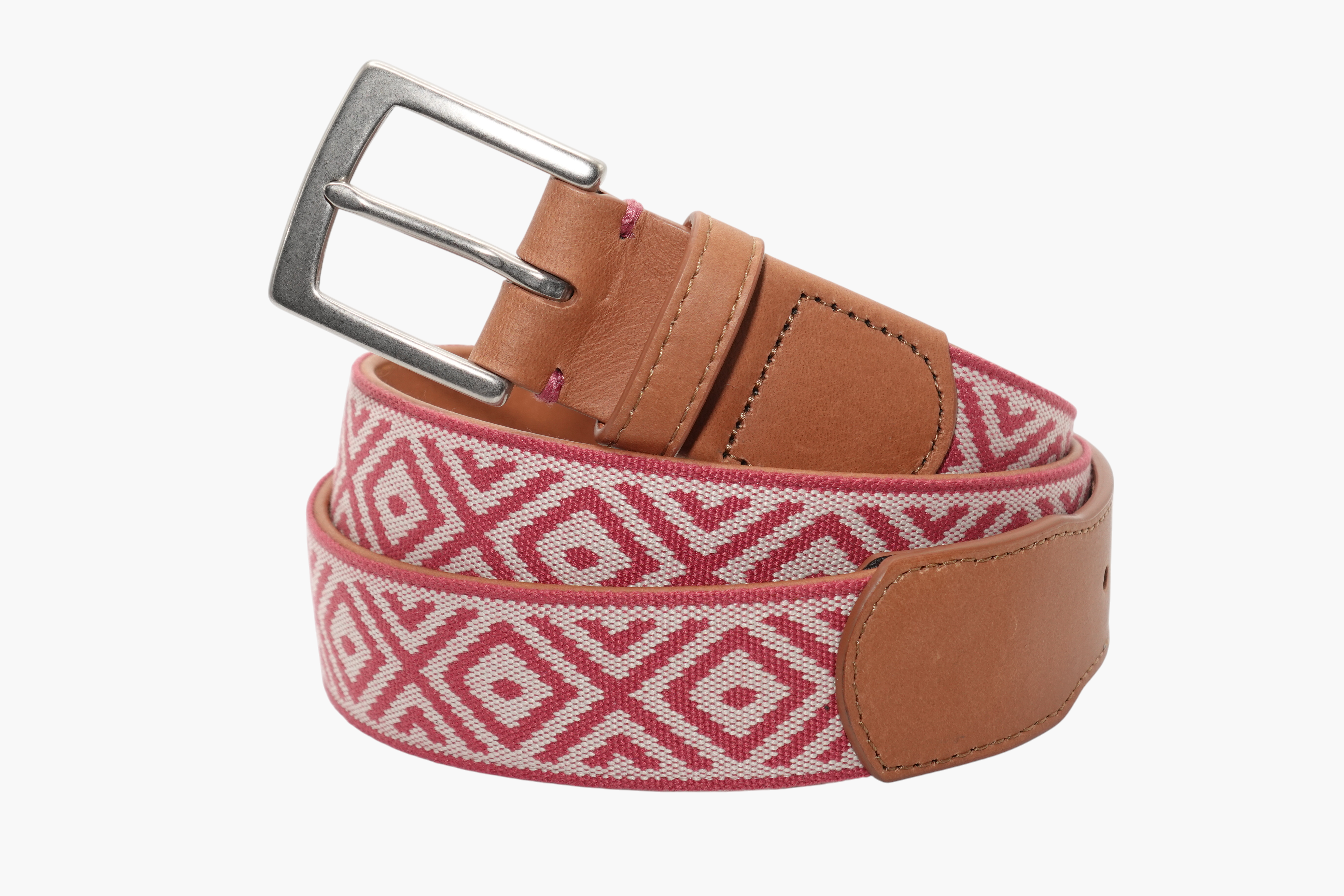 Southampton Woven Youth Belt - Harbor Red