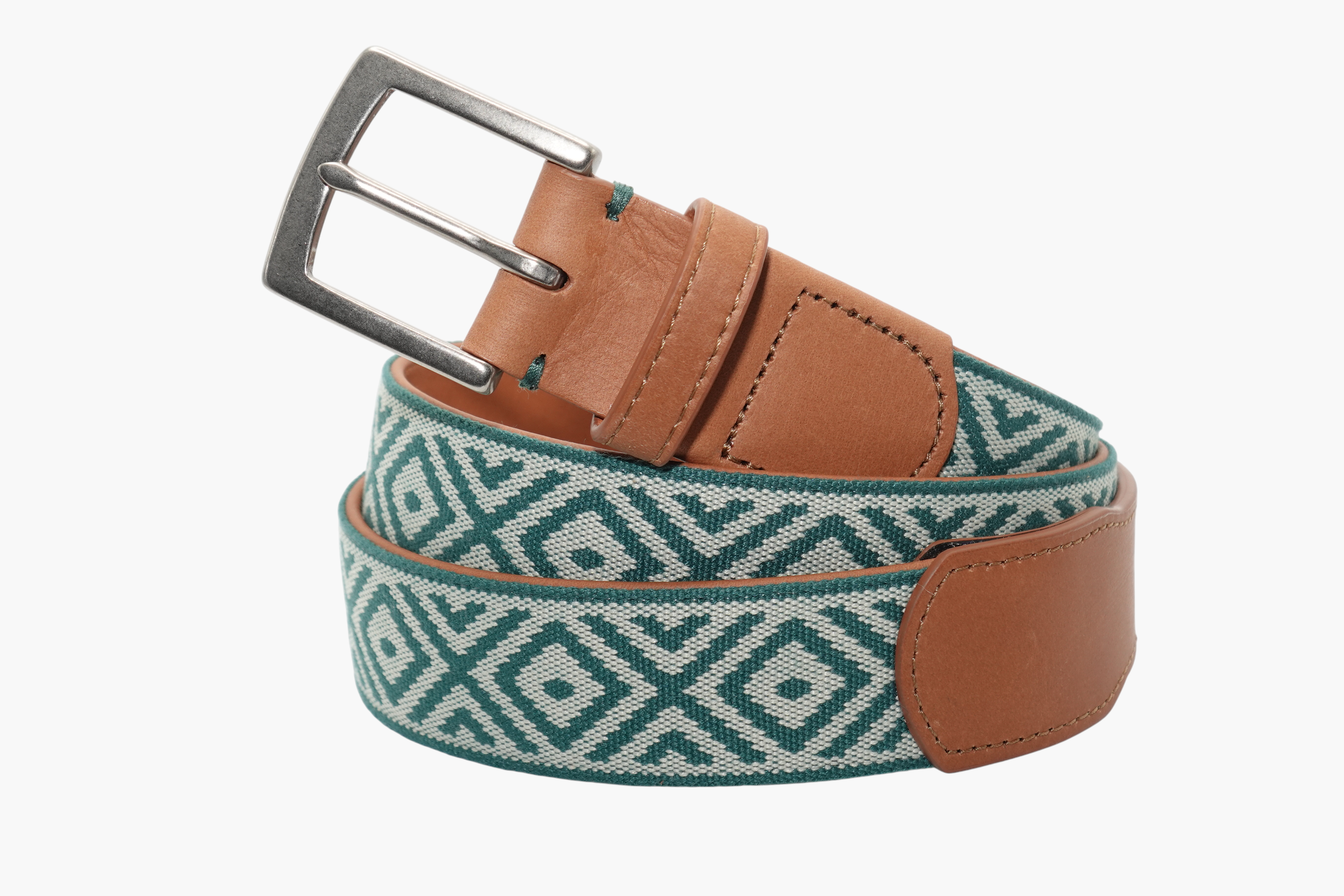 Southampton Woven Belt - Hunt Green